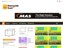 Tablet Screenshot of matematiktesti.org